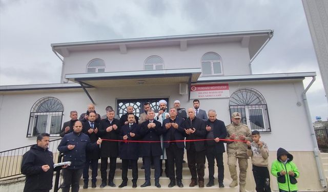 Gaziantep'te depremde yıkılan Hacı Ahmet Camisi yeniden yapılarak ibadete açıldı