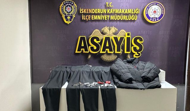Hatay'da alışveriş merkezindeki mağazadan hırsızlık yapan zanlı tutuklandı