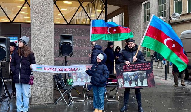 Hocalı Katliamı 34. yılında Almanya'da protesto edildi