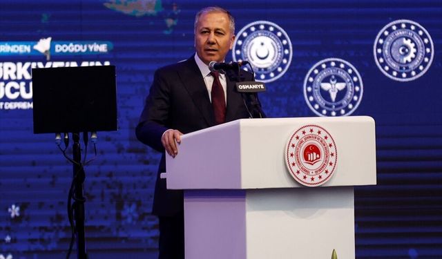 İçişleri Bakanı Yerlikaya, 6 Şubat Depremleri Anma Programı ve Toplu Açılış Töreni'nde konuştu: