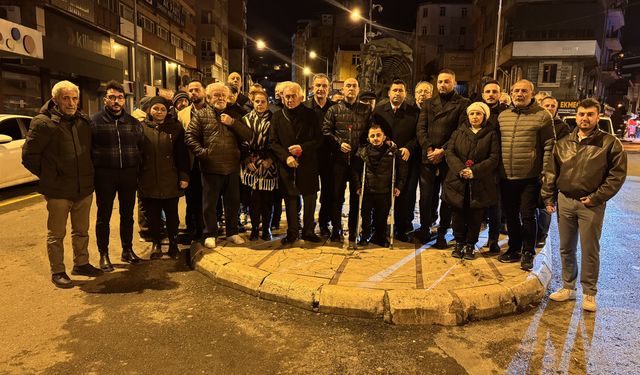 Kahramanmaraş merkezli depremlerde hayatını kaybedenler için Zonguldak'ta anma programı düzenlendi