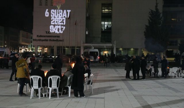 Kahramanmaraş'ta 6 Şubat 2023'teki depremlerde hayatını kaybedenler anıldı