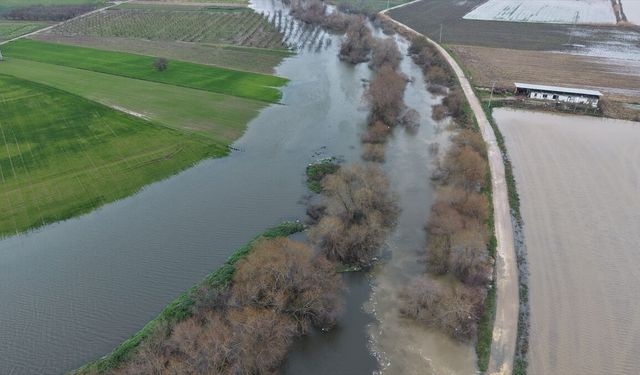 Karacabey Ovası'nda yaklaşık 20 bin dekarlık alan su altında kaldı