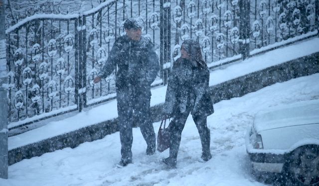 Kars ve Ardahan'da yoğun kar yağışı etkili oluyor