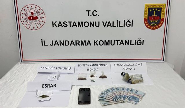 Kastamonu'da düzenlenen uyuşturucu operasyonunda 9 şüpheli yakalandı