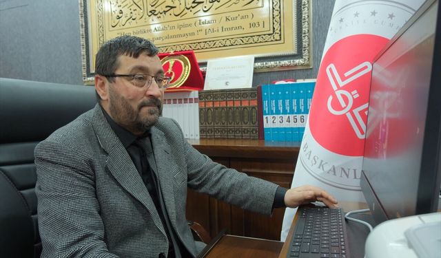 Kırklareli İl Müftüsü Eviş, AA'nın 'Yılın Kareleri' oylamasına katıldı