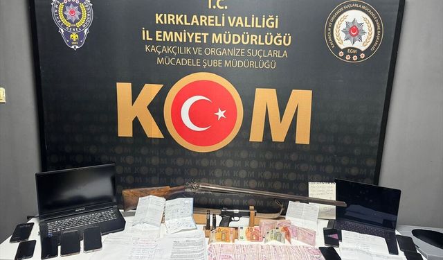 Kırklareli'nin Babaeski ilçesinde rüşvet operasyonunda 7 şüpheli gözaltına alındı