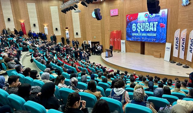 Kırşehir'de 6 Şubat Depremleri Anma Programı düzenlendi