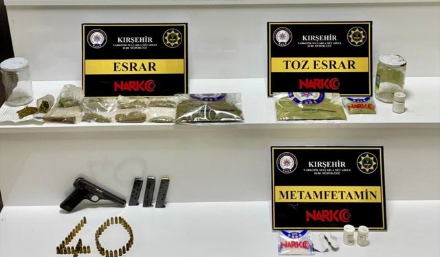 Kırşehir'de uyuşturucu operasyonunda yakalanan şüpheli tutuklandı