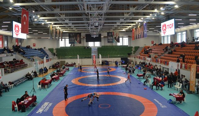 Kocaeli'de 17 Yaş Altı Türkiye Güreş Şampiyonası başladı