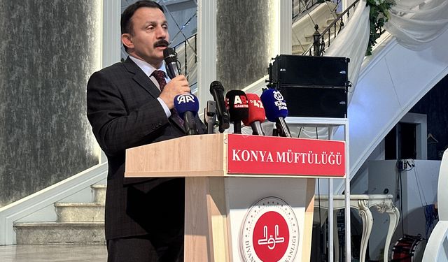 Konya'da Gazze'ye destek olan hayırseverler bir araya geldi