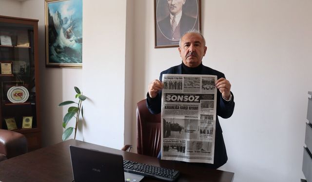 Malatya'nın ilk renkli gazetesi 25 yıldır 28 Şubat'ta siyah-beyaz basılıyor