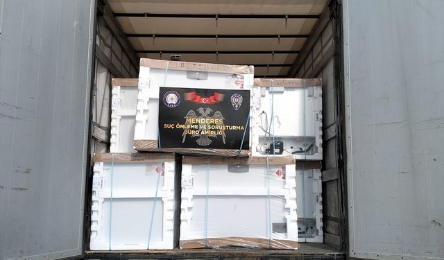 Manisa'dan 'adresine ulaşmayan' 148 beyaz eşya, İzmir'de ele geçirildi