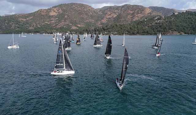 Marmaris MIYC Kış Trofesi Yat Yarışları'nın 2. ayağı başladı