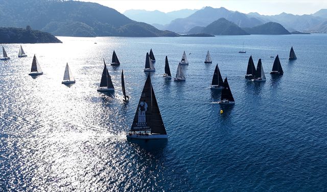 Marmaris MIYC Kış Trofesi Yat Yarışları'nın 2. ayağı tamamlandı