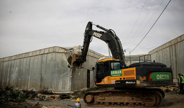 Mersin'de orman sınırlarındaki kaçak yapıların yıkımına başlandı