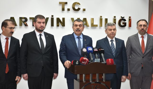 Milli Eğitim Bakanı Yusuf Tekin, Artvin'de konuştu: