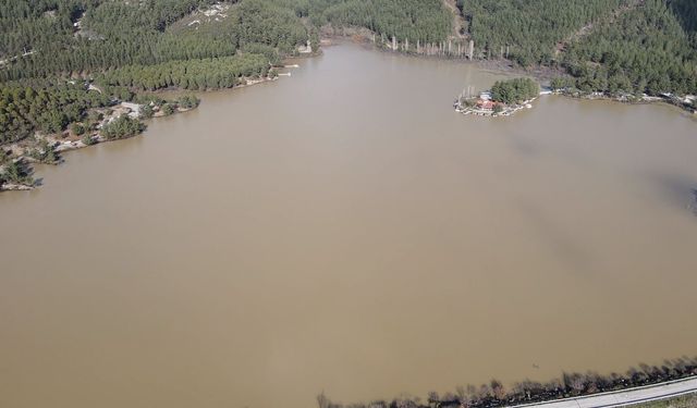 Muğla'daki Ula Göleti'nin su seviyesi son yağışlarla eski günlerine döndü