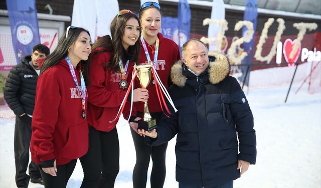 Palandöken'de Ünilig Kar Voleybolu Türkiye Şampiyonası sona erdi
