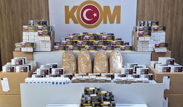 Samsun'da 180 bin kaçak makaron ele geçirildi