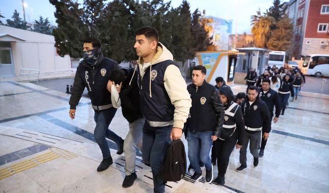 Şanlıurfa'da fuhuş operasyonunda 27 zanlı tutuklandı