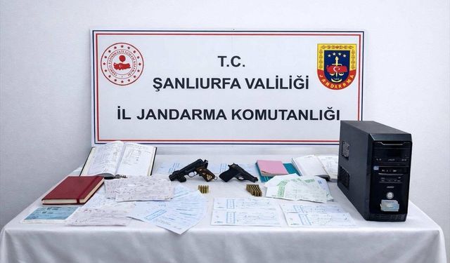 Şanlıurfa'da tefecilik operasyonunda 2 şüpheli yakalandı