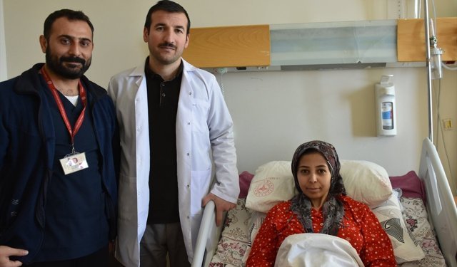 Şırnak'ta dalağı normalin iki katına çıkan kadın laparoskopik yöntemle sağlığına kavuştu