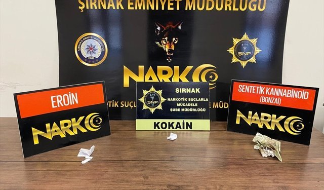 Şırnak'ta uyuşturucu operasyonunda 5 şüpheli gözaltına alındı