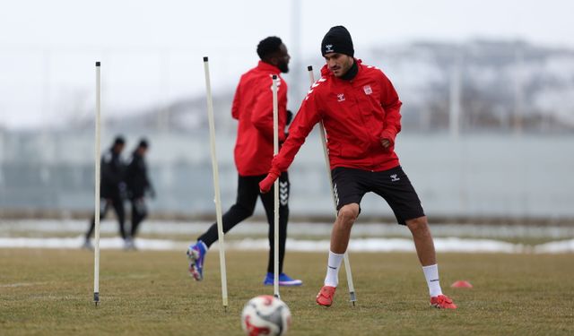 Sivasspor, Serikspor maçının hazırlıklarını sürdürdü