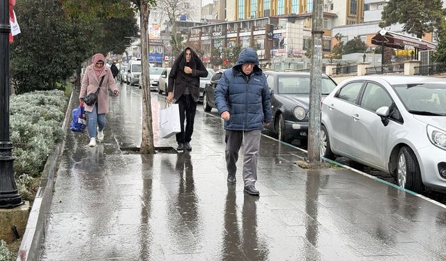 Tekirdağ'da sağanak etkili oluyor