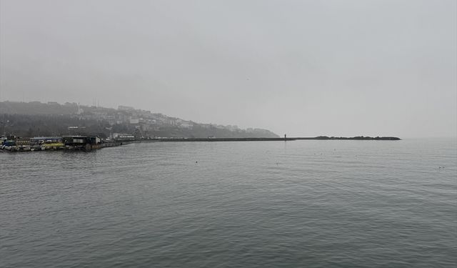 Tekirdağ'da sis deniz ulaşımını aksattı