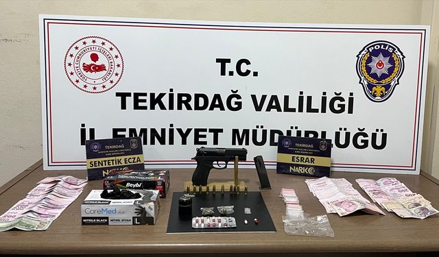 Tekirdağ'da uyuşturucu operasyonlarında 13 şüpheli tutuklandı