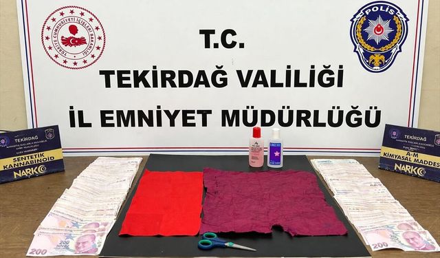 Tekirdağ'da uyuşturucu operasyonlarında yakalanan 10 şüpheli tutuklandı