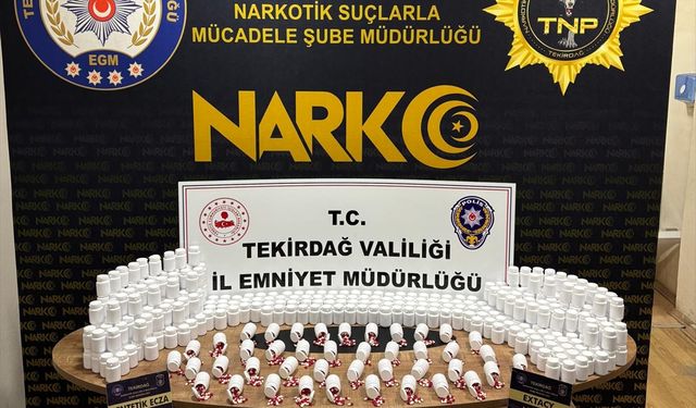 Tekirdağ'da uyuşturucu operasyonunda 2 şüpheli tutuklandı