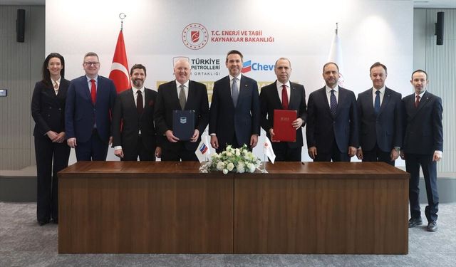 TPAO ile Chevron arasında petrol ve gaz arama ve üretimi için mutabakat zaptı imzalandı