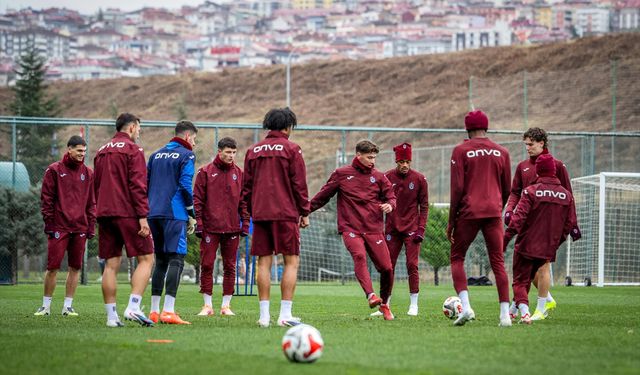 Trabzonspor, Gaziantep FK maçının hazırlıklarına devam etti