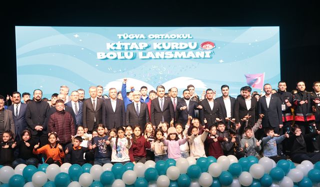 'TÜGVA Ortaokul Kitap Kurdu Bolu' lansmanı gerçekleştirildi