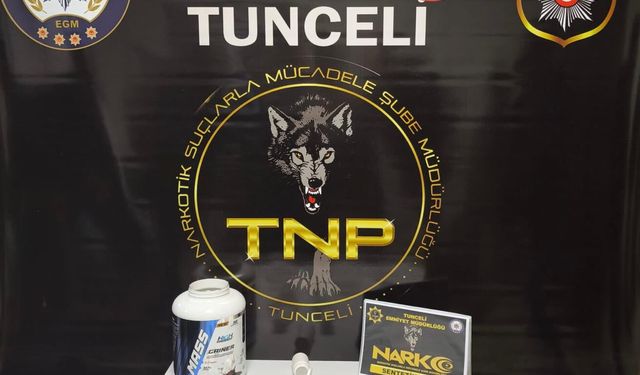 Tunceli'de uyuşturucu operasyonunda 1 şüpheli yakalandı