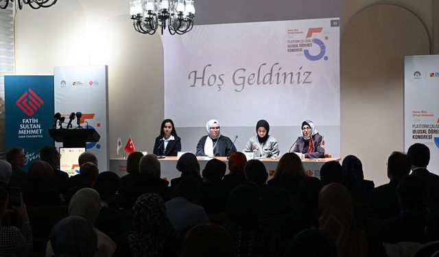 TÜRGEV Platform Çalışmaları 5. Ulusal Öğrenci Kongresi İstanbul'da başladı