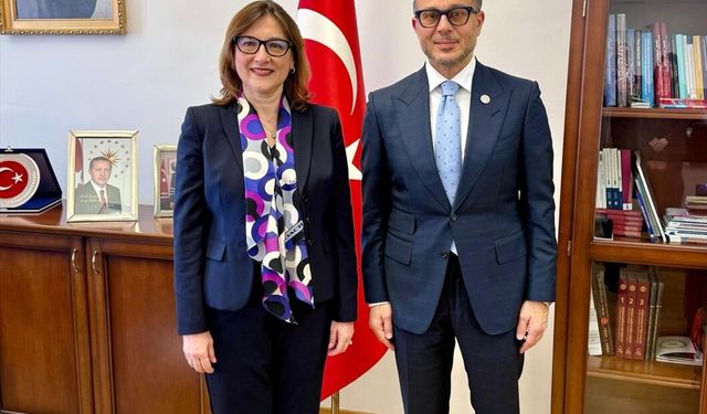 TÜRKPA Genel Sekreteri Hasan, Türkiye'nin AGİT Daimi Temsilcisi Kızıltan ile görüştü