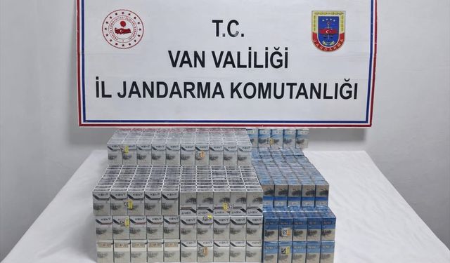 Van'da 1280 paket gümrük kaçağı sigara ele geçirildi