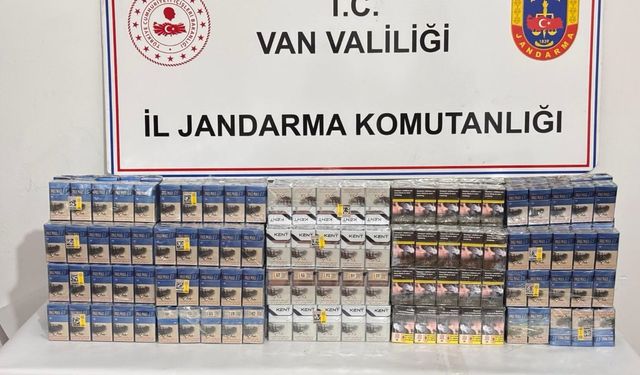 Van'da 15 bin 250 paket gümrük kaçağı sigara ele geçirildi