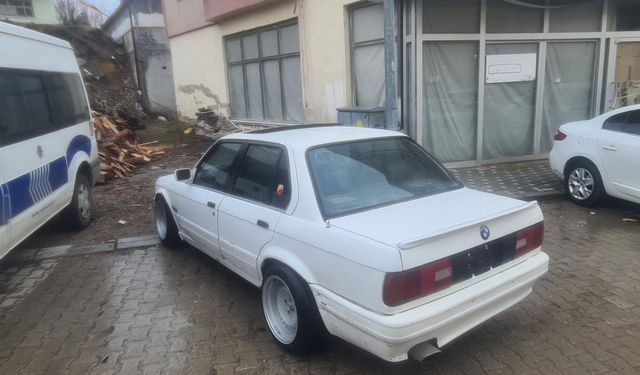 Yozgat'ta drift atan sürücüye 69 bin 846 lira ceza kesildi