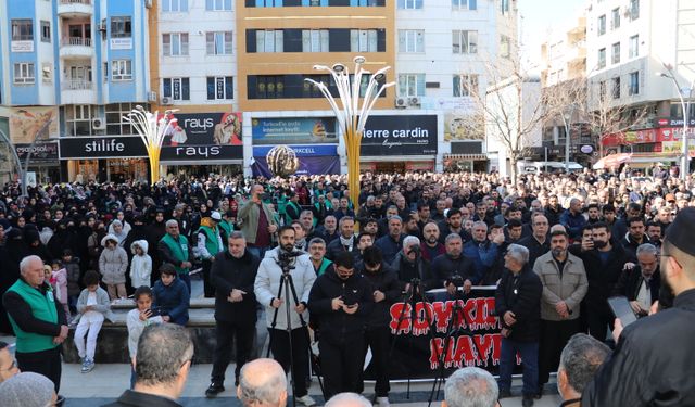 ABD ve İsrail'in İran'a yönelik saldırıları Batman'da protesto edildi