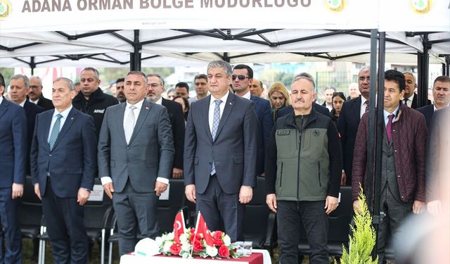 Adana'da Orman Haftası etkinliğinde üniversite yerleşkesine 10 bin fidan dikildi