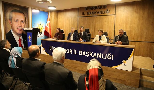 Aile ve Sosyal Hizmetler Bakan Yardımcısı Tarıkdaroğlu, Diyarbakır'da ziyaretlerde bulundu: