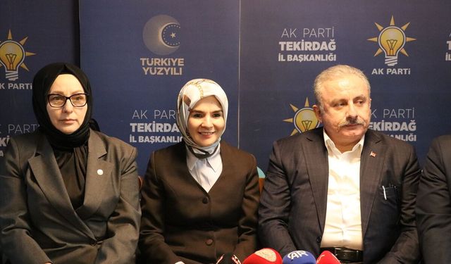 Aile ve Sosyal Hizmetler Bakanı Göktaş, Tekirdağ'da partisinin bayramlaşma programında konuştu: