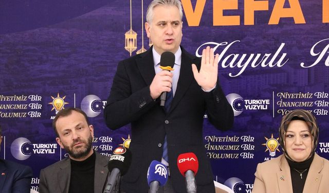 AK Parti Genel Başkan Yardımcısı Yalçın, Kütahya'da konuştu: