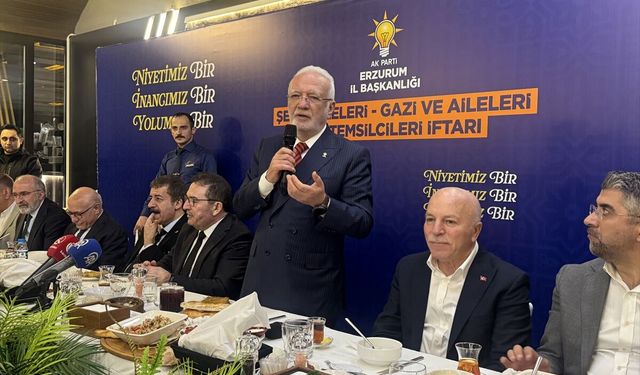 AK Parti Genel Başkanvekili Elitaş, Erzurum'da iftar programında konuştu:
