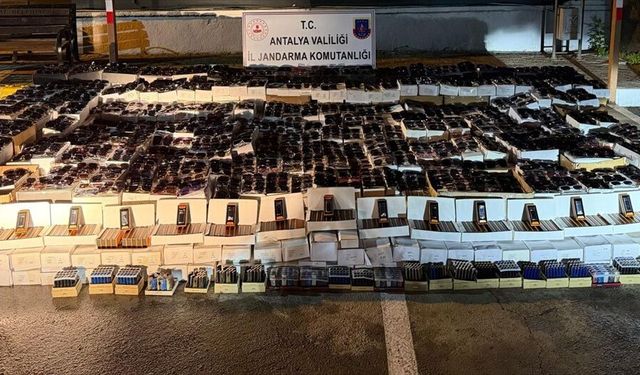 Antalya'da kaçakçılık operasyonunda 1 kişi yakalandı